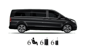 Minivan for up to 6 passengers from Rome to Florence